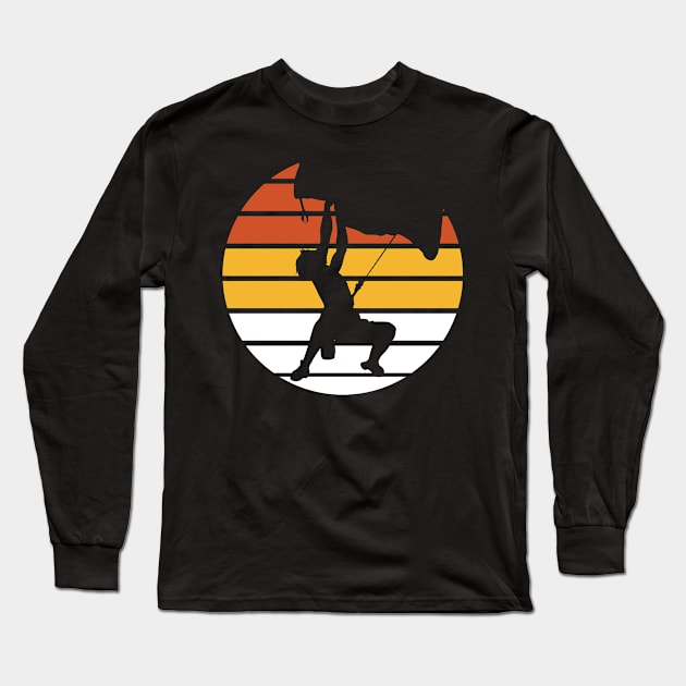 climbing Long Sleeve T-Shirt by graphicganga